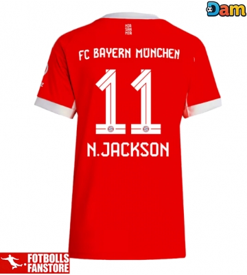 Bayern Munich Nicolas Jackson #11 Hemmatröja Dam 2025-26 Kortärmad